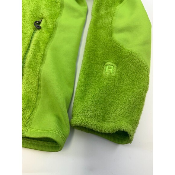 Patagonia R2 Fleece Jacket Bright Neon Green Full Zip Polartec Womens Medium - Picture 2 of 13